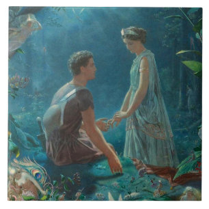 Victorian art Ceramic Tile