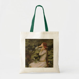 Victorian Art, Ophelia by the Pond by Waterhouse Tote Bag