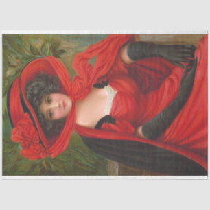 Victorian Art Print Decoupage Decoupaging Tissue Paper