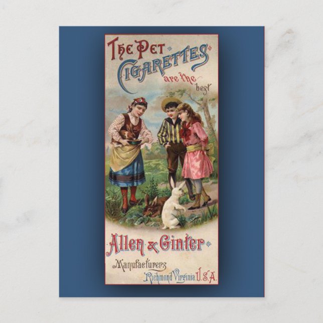 Victorian Art Vintage Trade Card (Front)