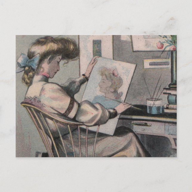 Victorian Artist Postcard (Front)