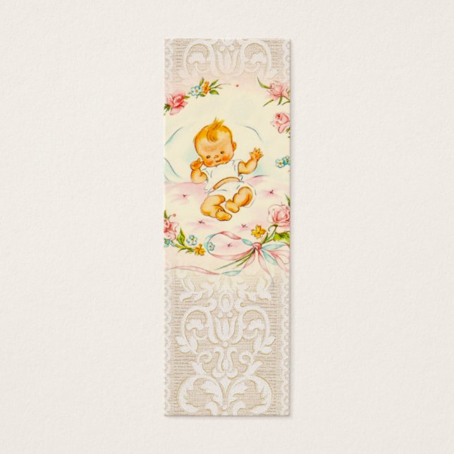 Victorian baby bookmark (Front)
