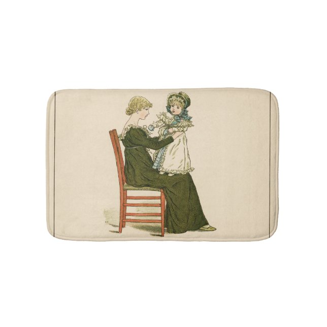 Victorian Baby Greenaway Mother Bath Mat (Front)