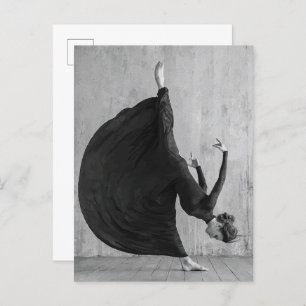 Victorian Ballet Dancer in Motion Postcard