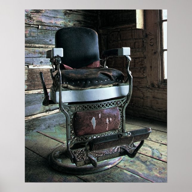 VICTORIAN BARBER CHAIR POSTER (Front)