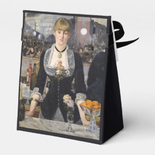 Victorian Barmaid Girl at Folies Bergere, France Favour Box