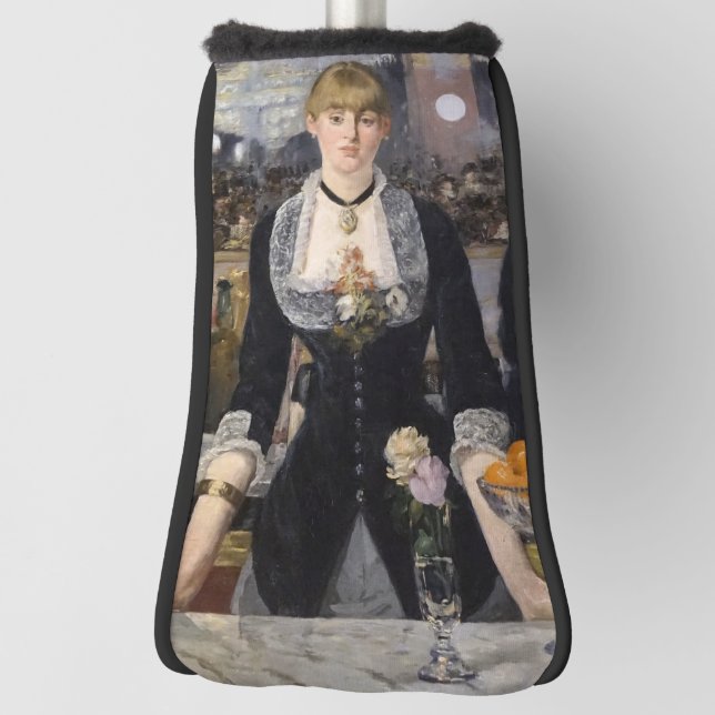 Victorian Barmaid Girl at Folies Bergere, France Golf Head Cover (Rotate 90)
