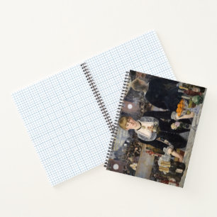 Victorian Barmaid Girl at Folies Bergere, France Notebook