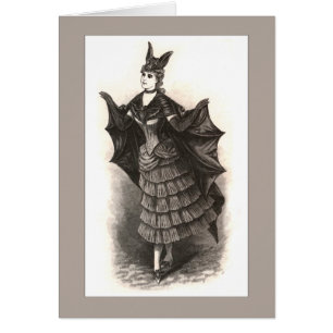 Victorian Bat - Card #1 (Customise)