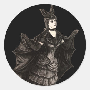 Victorian Bat - Sticker #2 (Customise)