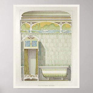 Victorian Bathroom Poster