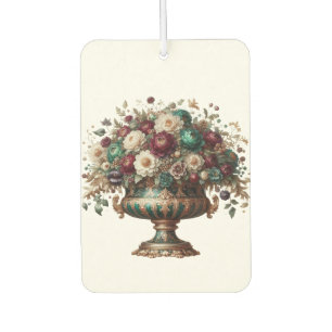 Victorian Bavaria Floral Vase Car Air Freshener