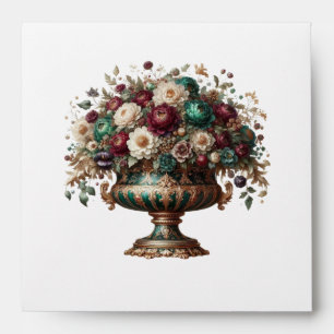Victorian Bavaria Floral Vase Envelope