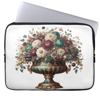Victorian Bavaria Floral Vase Laptop Sleeve