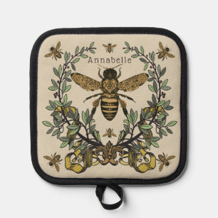 Victorian Bee Personalise Pot Holder