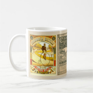 Victorian bicycle advertisements coffee mug