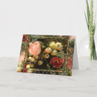 Victorian blank card