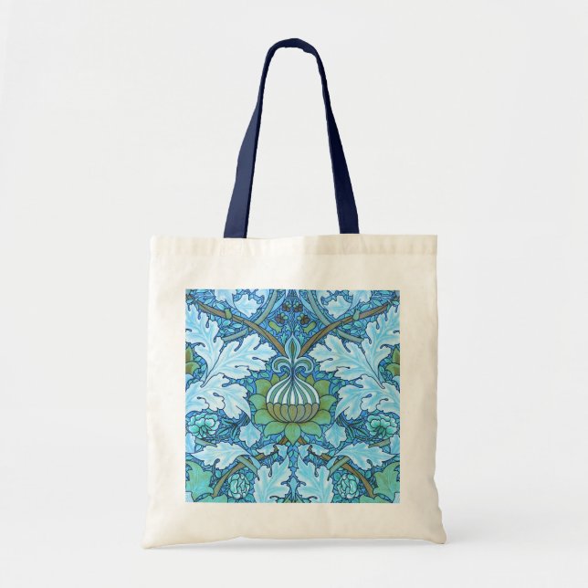 Victorian Blue Tote Bag (Front)