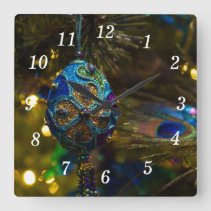Victorian Blue Wall Clock