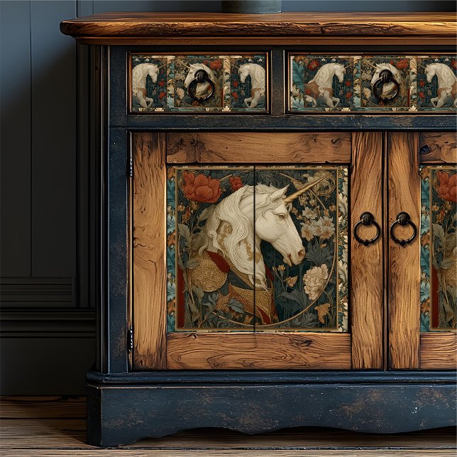 Victorian Botanical William Morris Style Unicorn Tissue Paper (Creator Uploaded)