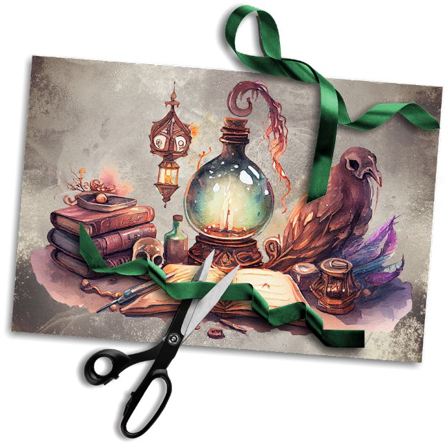 Victorian Boudoir | Antique Desk with Crystal Ball Tissue Paper (Creator Uploaded)