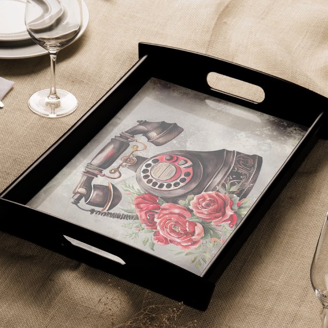 Victorian Boudoir | Antique Gold Rose Telephone Tissue Paper (Creator Uploaded)