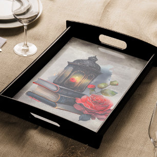 Victorian Boudoir Antique Spellbooks and Lantern Tissue Paper