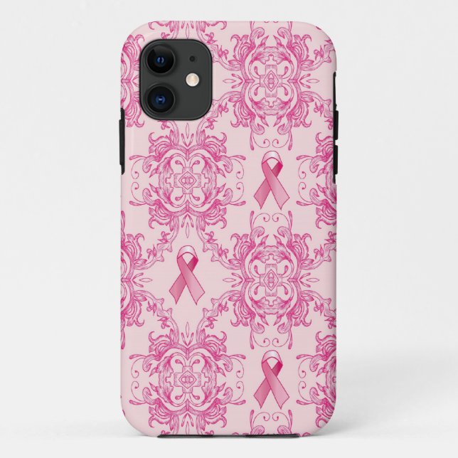 Victorian Breast Cancer Awareness I Phone case (Back)