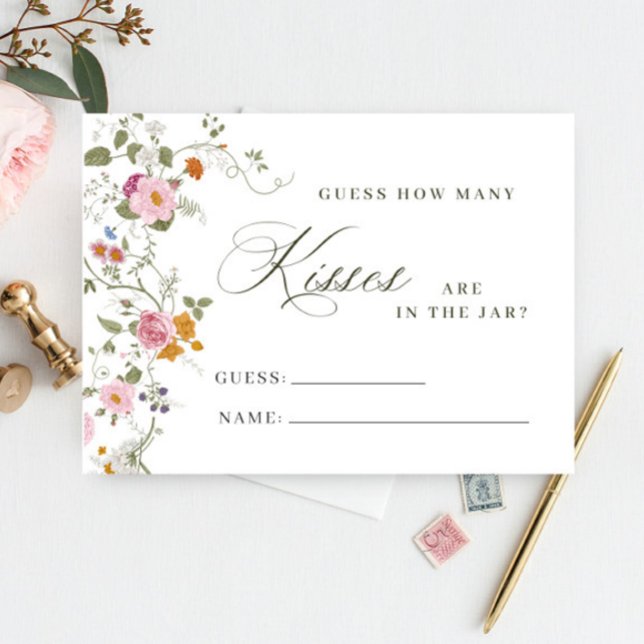 Victorian Bridal Shower How Many Game Card (Creator Uploaded)