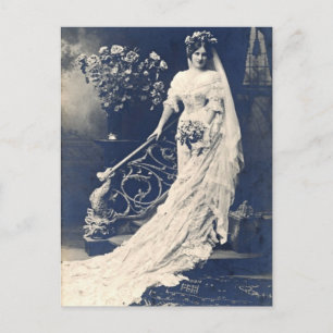 Victorian Bride Postcard