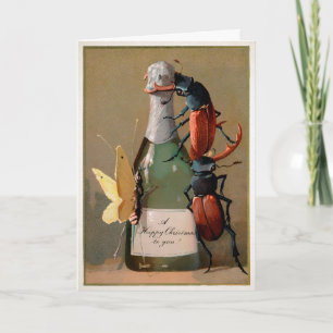Victorian Bugs Holiday Card