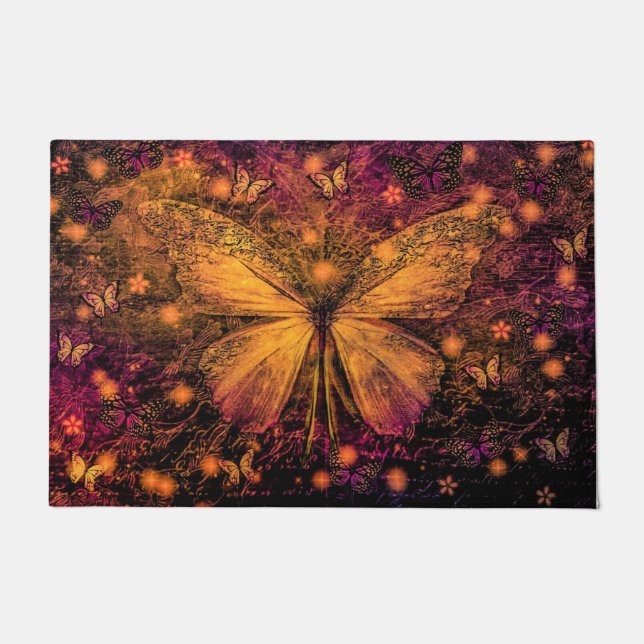 Victorian Butterfly Doormat (Front)