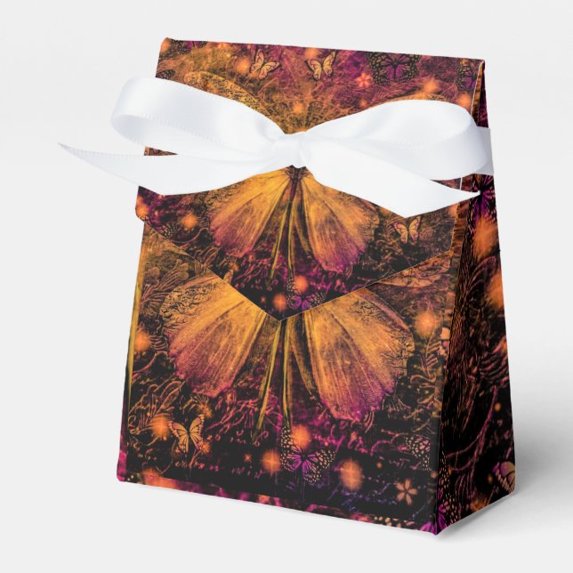 Victorian Butterfly Favour Box (Front Side)