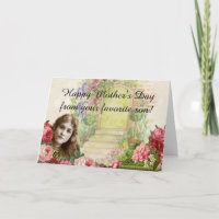 Victorian Cabbage Roses Woman Floral Door