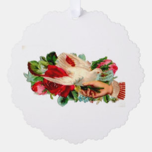Victorian Calling Card - May Joy Be around you Dov