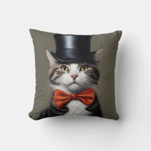 Victorian Cat Cushion