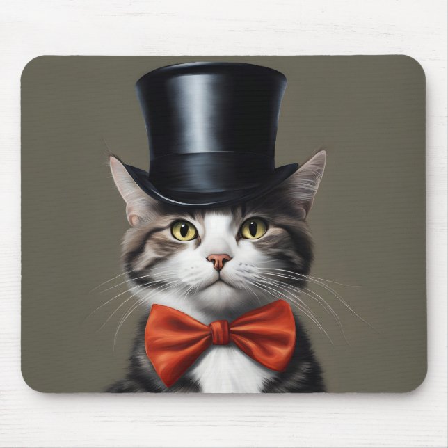Victorian Cat Mouse Pad (Front)