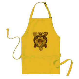 Victorian Cherub Heart Apron