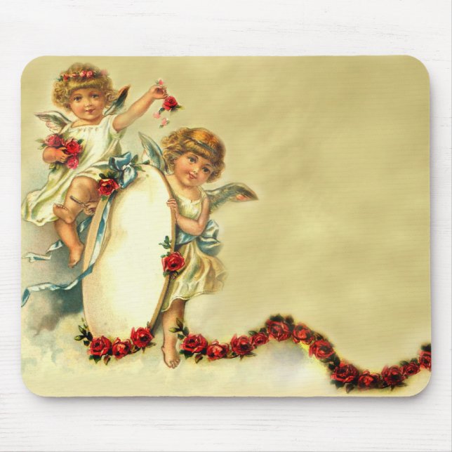 Victorian Cherubs Mouse Pad (Front)