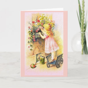 Victorian Child Note Card