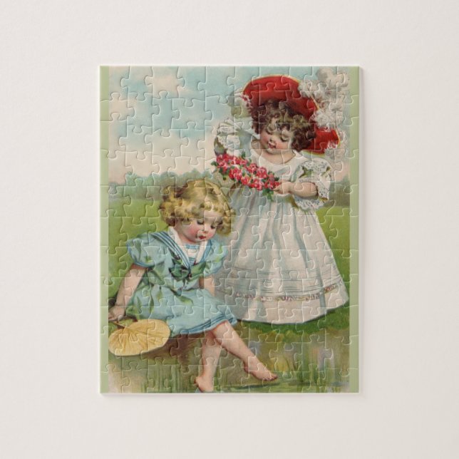 Victorian Children Jigsaw Puzzle (Vertical)
