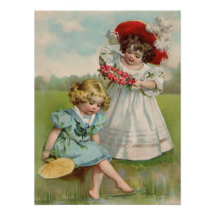 Victorian Children Poster
