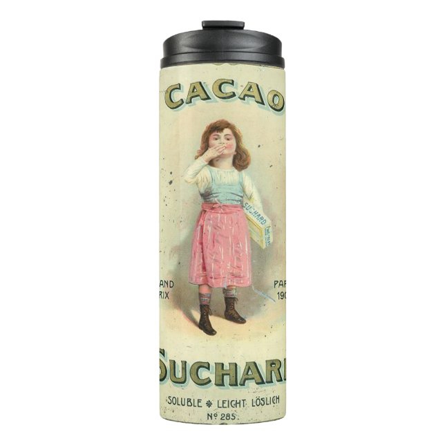 Victorian Chocolate Kiss Girl Sugar Thermal Tumbler (Front)