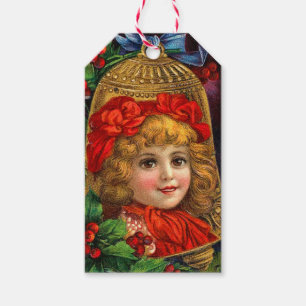 Victorian Christmas Bell Gift Tags