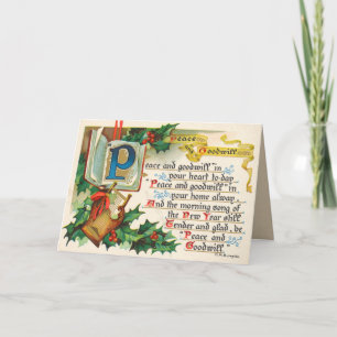 Victorian Christmas Card