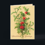 Victorian Christmas Card<br><div class="desc">Vintage Christmas cards for the people you love. Easy to customise! Each Victorian postcard is lovingly restored for best print quality.</div>