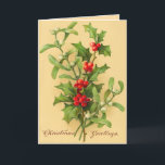 Victorian Christmas Card<br><div class="desc">Vintage Christmas cards for the people you love. Easy to customise! Each Victorian postcard is lovingly restored for best print quality.</div>