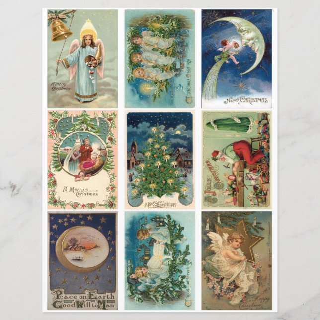 Victorian Christmas Cards  (Front)