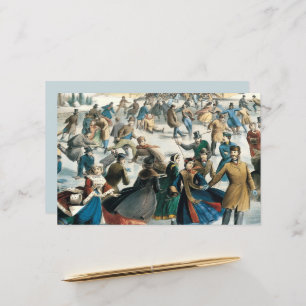 Victorian Christmas Central Park Currier & Ives