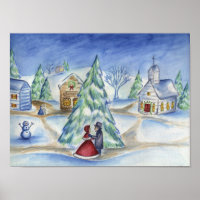 Victorian Christmas Couple